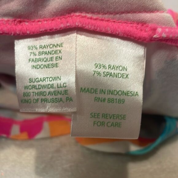 Lilly Pulitzer- “Riley” Hooded Vibrant Beach Cover-Up Dress w/ UPF 50+ Size XXS - Picture 9 of 10